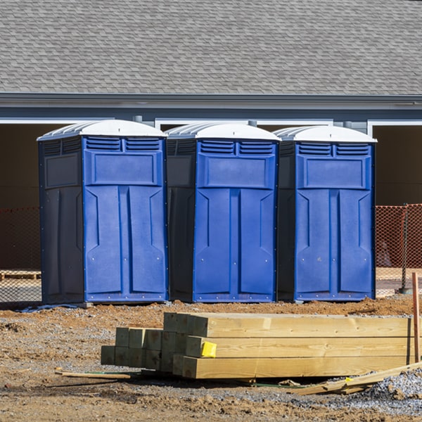 how many porta potties should i rent for my event in Baker